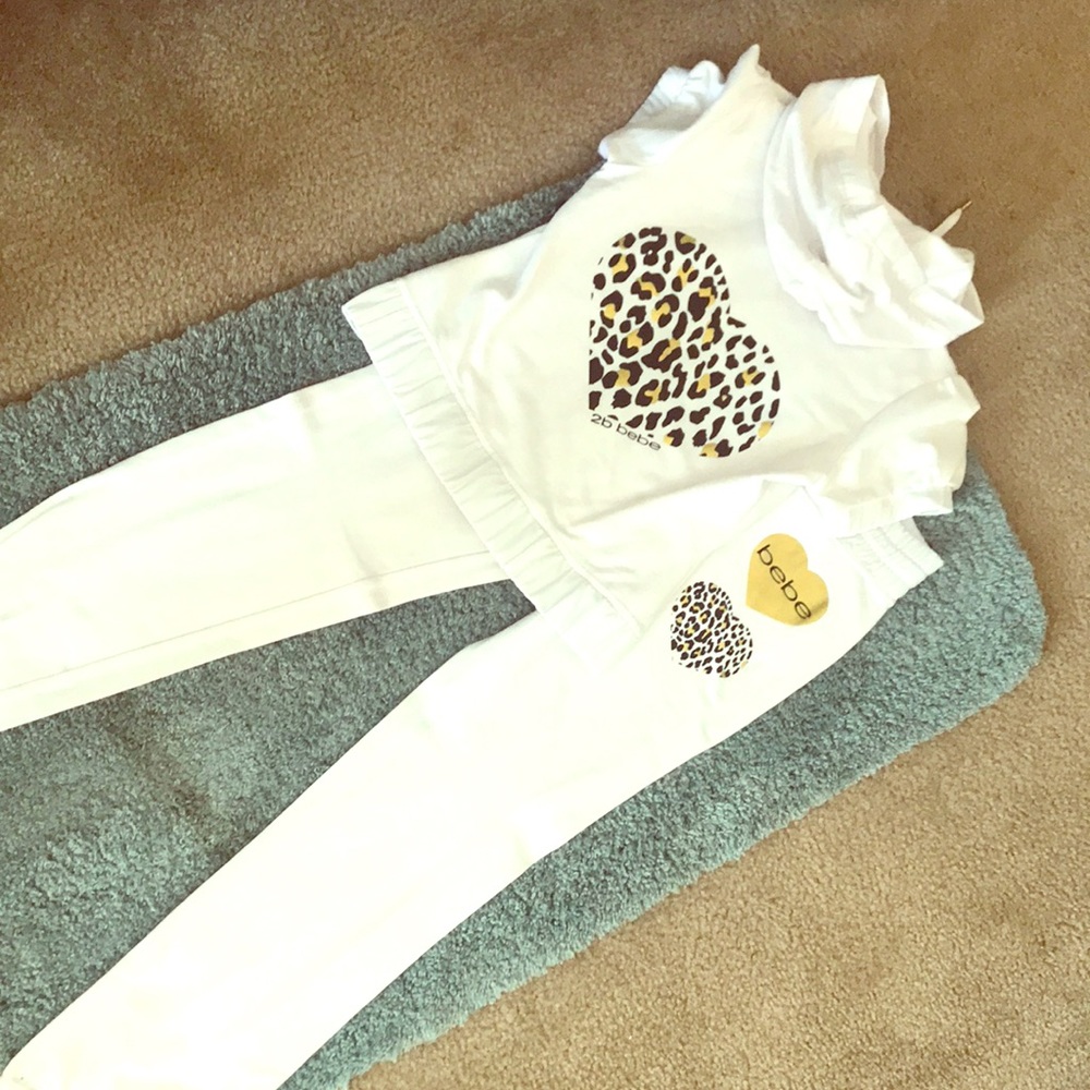 Blinged out BeBe outfit
